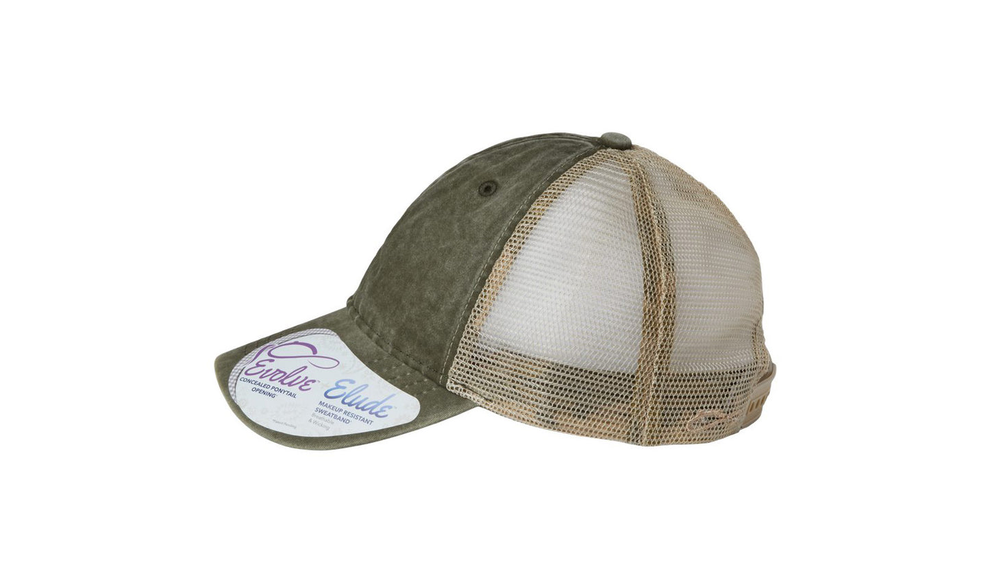 Tess Women's Washed Mesh-Back Cap