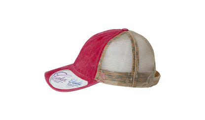Tess Women's Washed Mesh-Back Cap