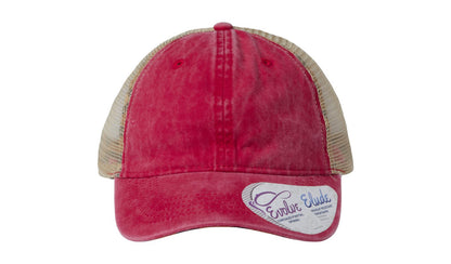 Tess Women's Washed Mesh-Back Cap
