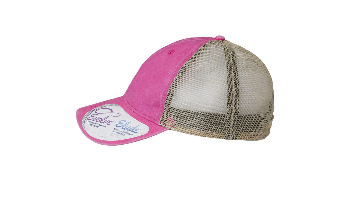 Tess Women's Washed Mesh-Back Cap