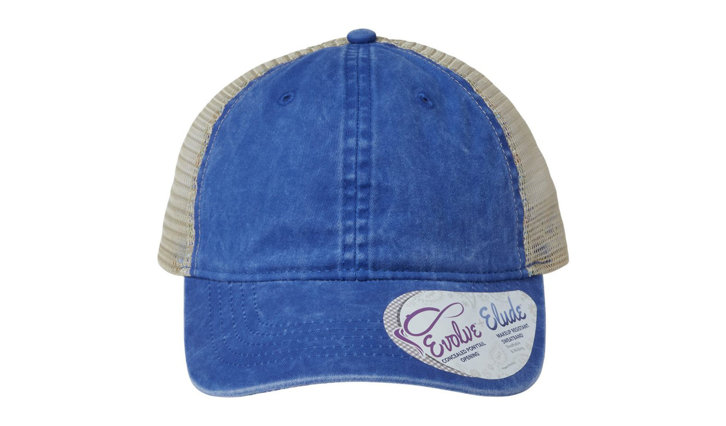 Tess Women's Washed Mesh-Back Cap