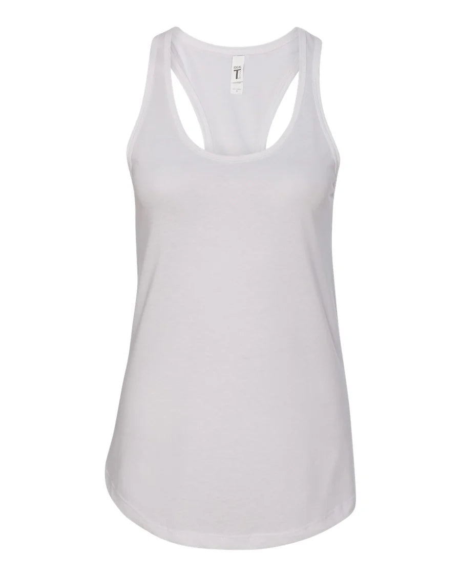 Pretreated Next Level 1533 Women's Ideal Racerback Tank