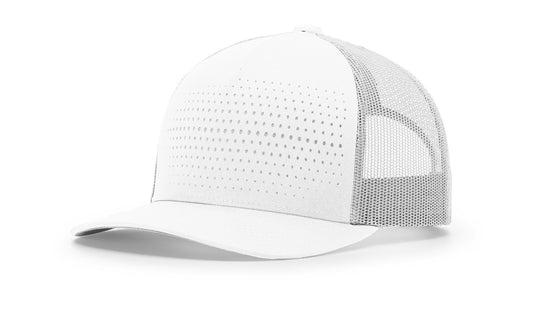 LASER CUT FIVE PANEL TRUCKER