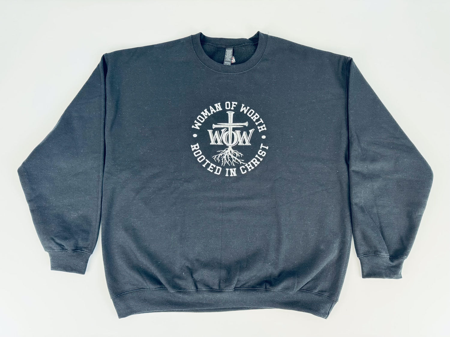 Woman of Worth Embroidered Sweatshirt - GOdCREATEd