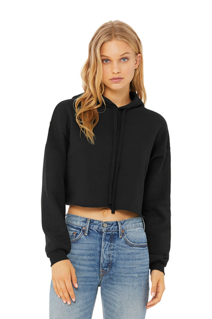 BELLA+CANVAS Women’s Sponge Fleece Cropped Fleece Hoodie (BC7502)