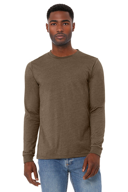 BELLA+CANVAS Unisex Heather CVC Long Sleeve Tee