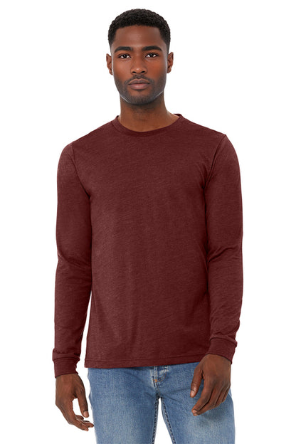 BELLA+CANVAS Unisex Heather CVC Long Sleeve Tee