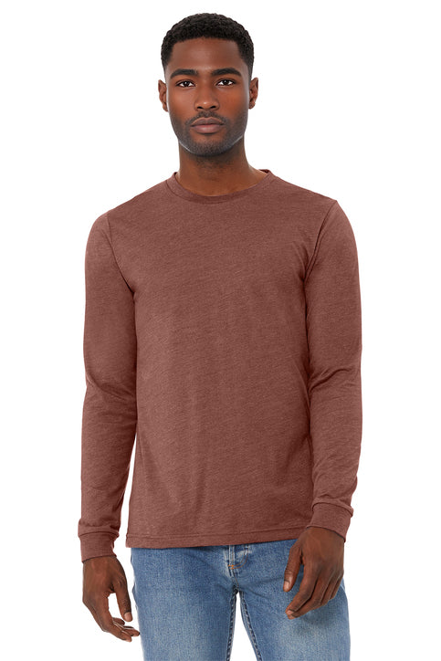 BELLA+CANVAS Unisex Heather CVC Long Sleeve Tee