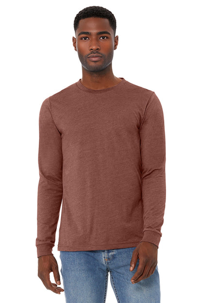 BELLA+CANVAS Unisex Heather CVC Long Sleeve Tee