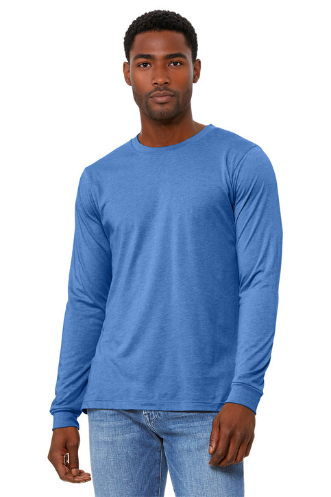 BELLA+CANVAS Unisex Heather CVC Long Sleeve Tee