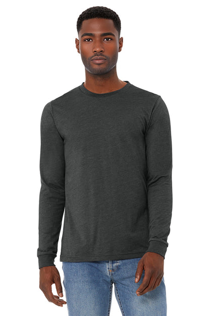 BELLA+CANVAS Unisex Heather CVC Long Sleeve Tee
