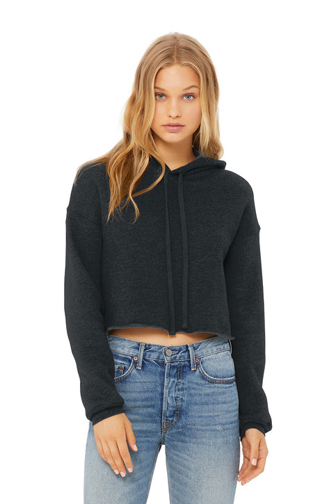 BELLA+CANVAS Women’s Sponge Fleece Cropped Fleece Hoodie (BC7502)