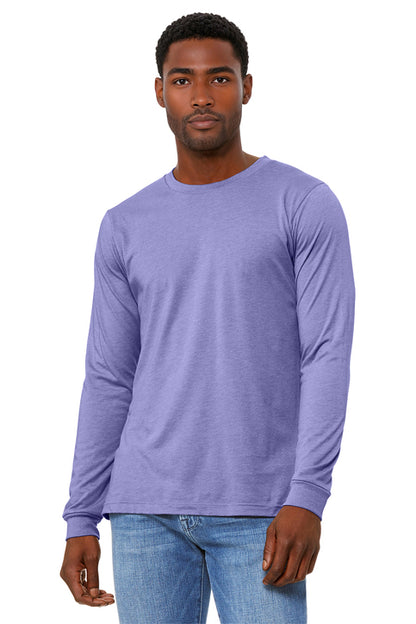 BELLA+CANVAS Unisex Heather CVC Long Sleeve Tee