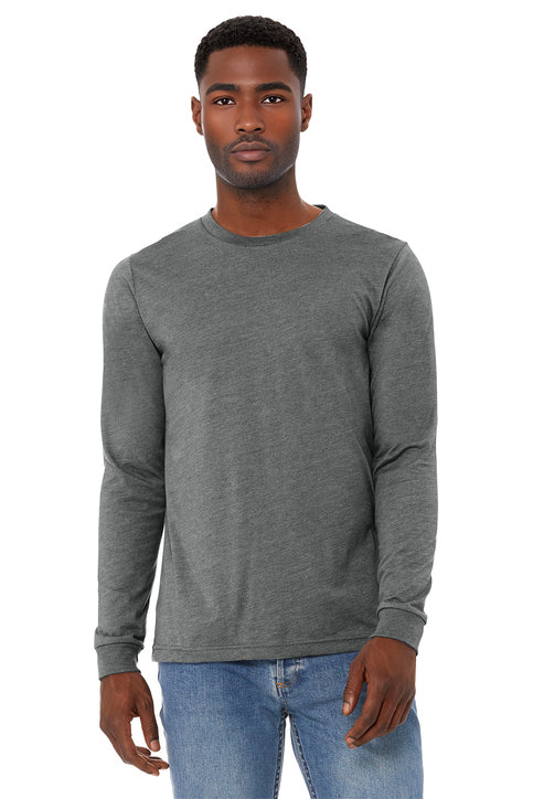 BELLA+CANVAS Unisex Heather CVC Long Sleeve Tee