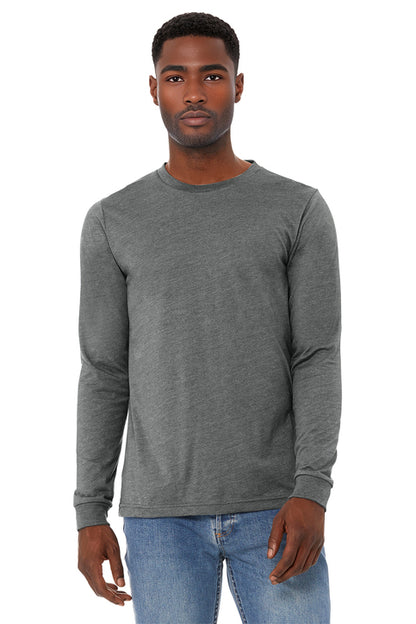 BELLA+CANVAS Unisex Heather CVC Long Sleeve Tee