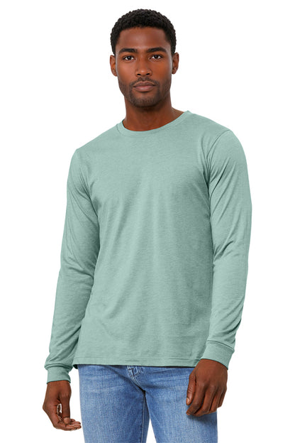 BELLA+CANVAS Unisex Heather CVC Long Sleeve Tee
