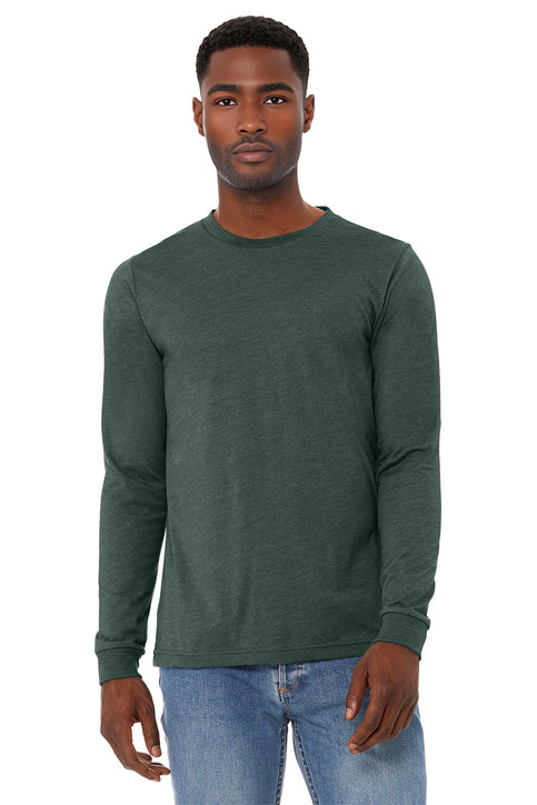 BELLA+CANVAS Unisex Heather CVC Long Sleeve Tee