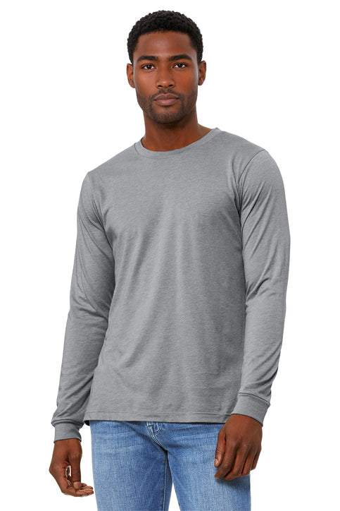 BELLA+CANVAS Unisex Heather CVC Long Sleeve Tee