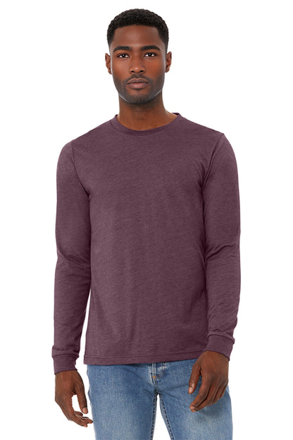 BELLA+CANVAS Unisex Heather CVC Long Sleeve Tee