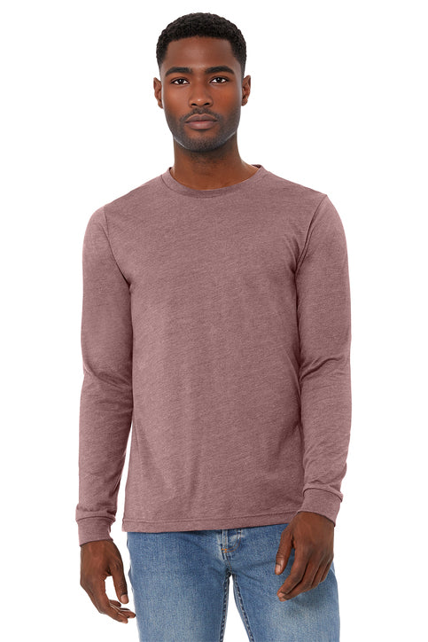 BELLA+CANVAS Unisex Heather CVC Long Sleeve Tee