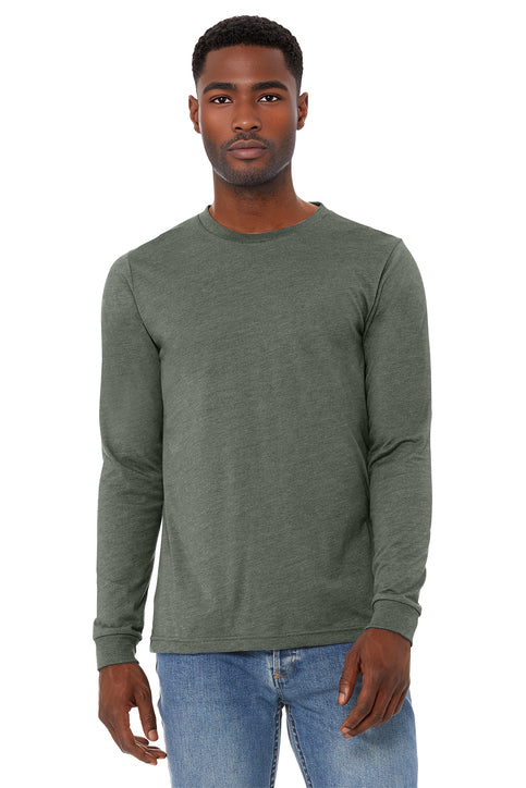 BELLA+CANVAS Unisex Heather CVC Long Sleeve Tee
