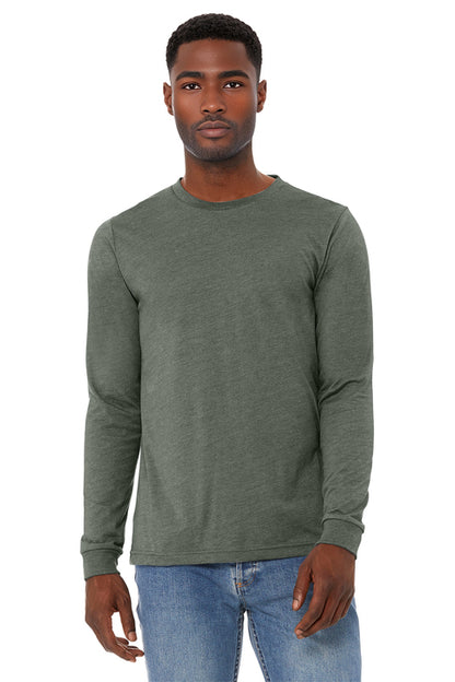 BELLA+CANVAS Unisex Heather CVC Long Sleeve Tee
