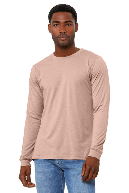 BELLA+CANVAS Unisex Heather CVC Long Sleeve Tee