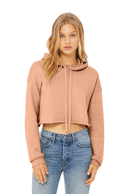 BELLA+CANVAS Women’s Sponge Fleece Cropped Fleece Hoodie (BC7502)