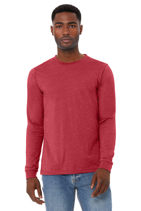 BELLA+CANVAS Unisex Heather CVC Long Sleeve Tee