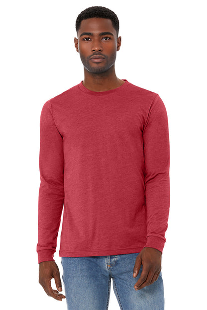 BELLA+CANVAS Unisex Heather CVC Long Sleeve Tee