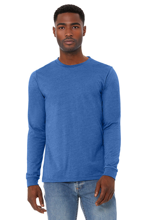 BELLA+CANVAS Unisex Heather CVC Long Sleeve Tee