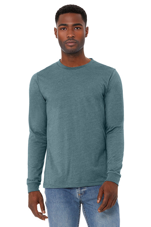 BELLA+CANVAS Unisex Heather CVC Long Sleeve Tee