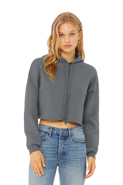 BELLA+CANVAS Women’s Sponge Fleece Cropped Fleece Hoodie (BC7502)