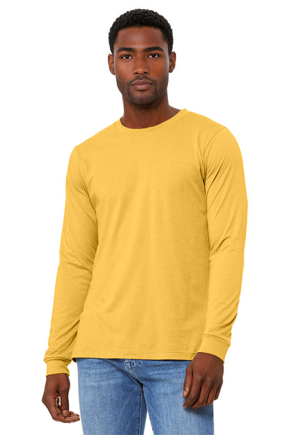BELLA+CANVAS Unisex Heather CVC Long Sleeve Tee