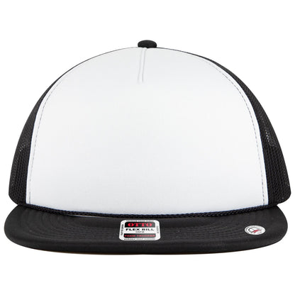 OTTO CAP "OTTO SNAP" 5 Panel Pro Style Mesh Back Trucker Snapback Hat - Parkerbuilt HQ