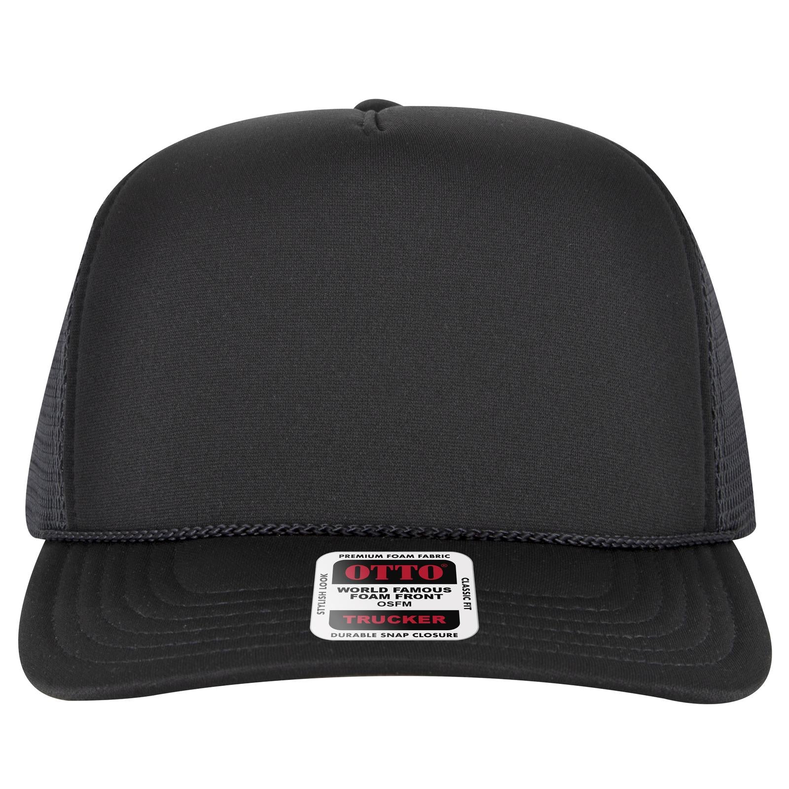 OTTO CAP "OTTO COMFY FIT" 5 Panel High Crown Mesh Back Trucker Hat - Parkerbuilt HQ