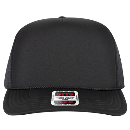 OTTO CAP "OTTO COMFY FIT" 5 Panel High Crown Mesh Back Trucker Hat - Parkerbuilt HQ