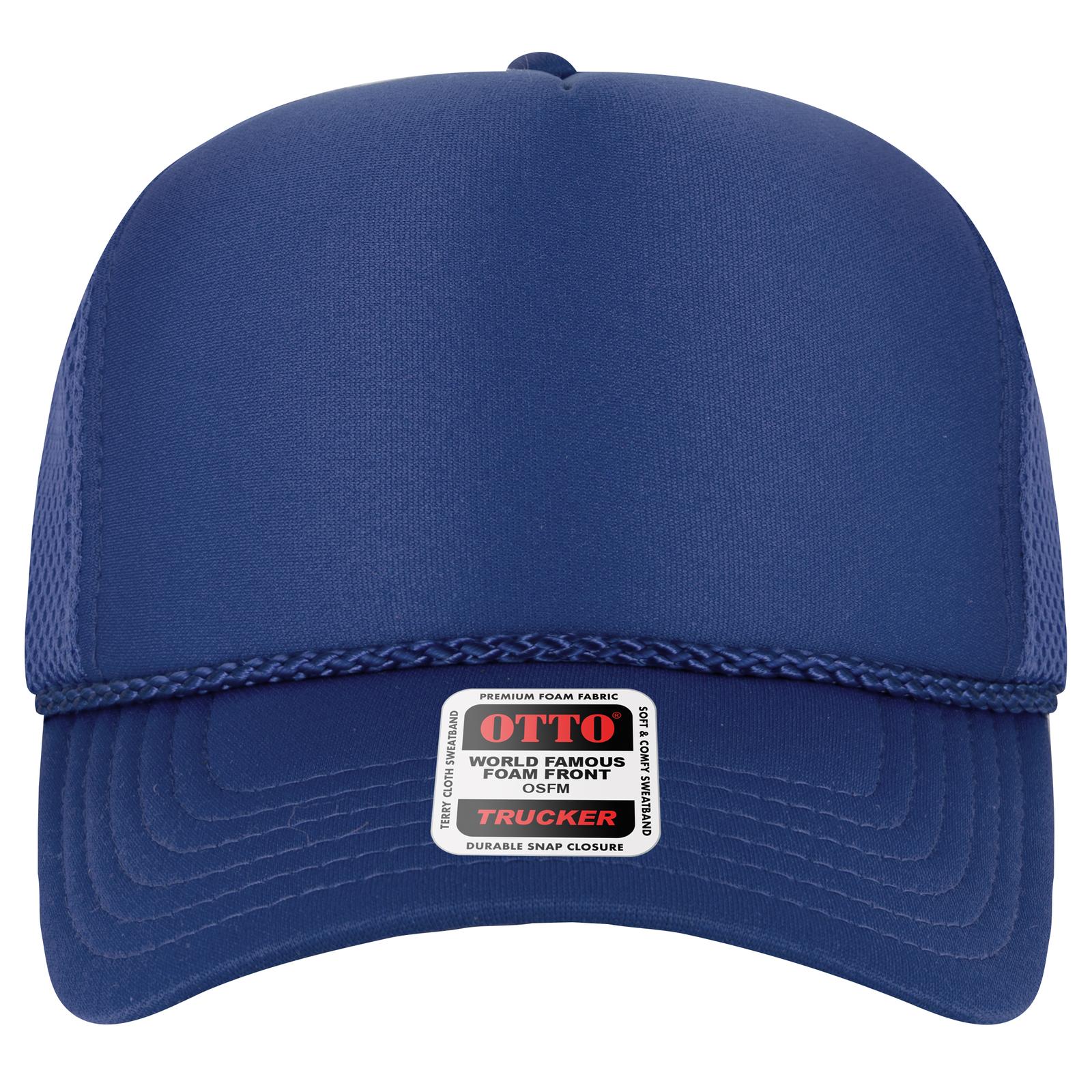 OTTO CAP 5 Panel High Crown Mesh Back Trucker Hat - Parkerbuilt HQ