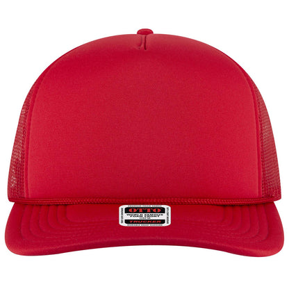OTTO CAP 5 Panel High Crown Mesh Back Trucker Hat - 3931 - Parkerbuilt HQ