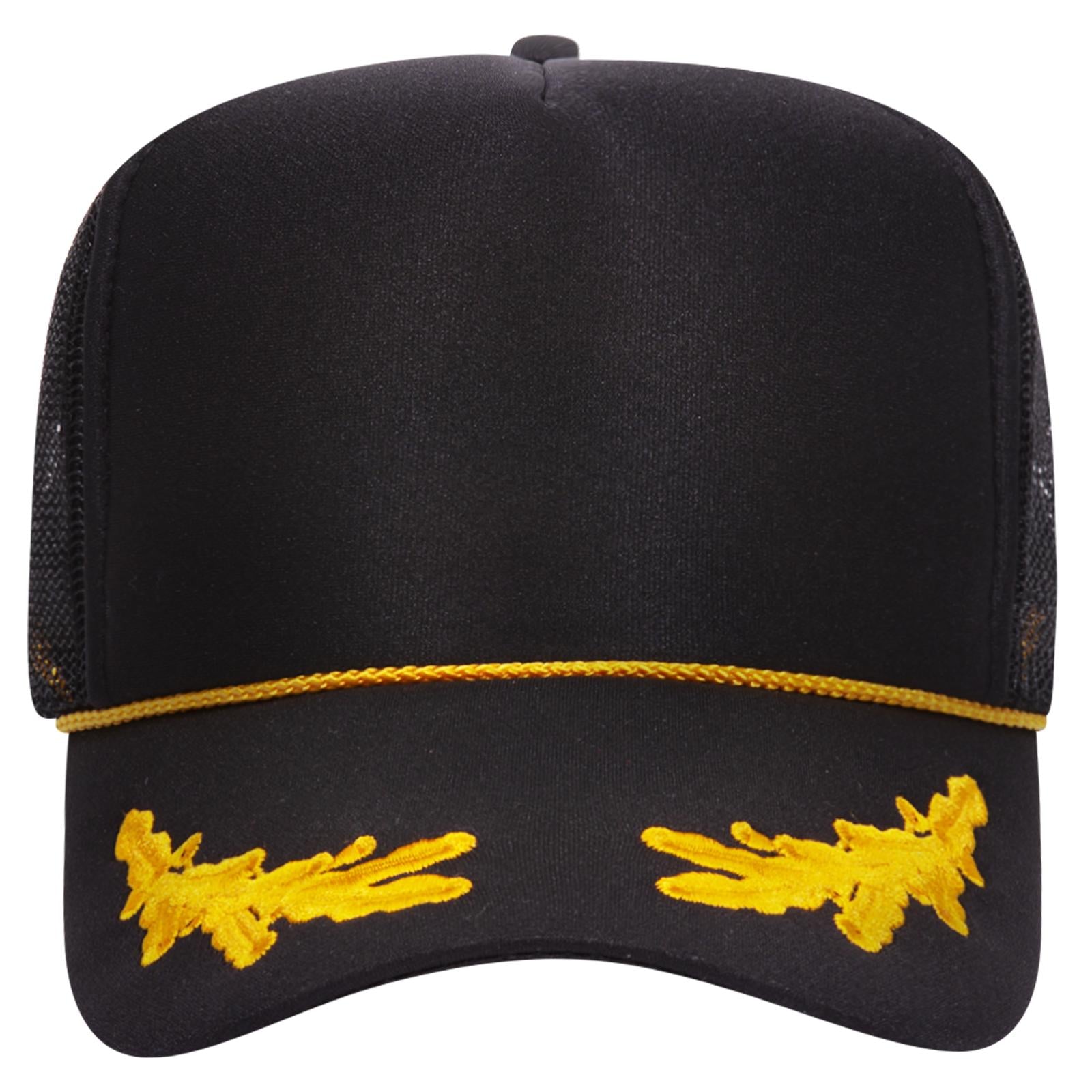 OTTO CAP 5 Panel High Crown Mesh Back Trucker Hat Adult - Parkerbuilt HQ
