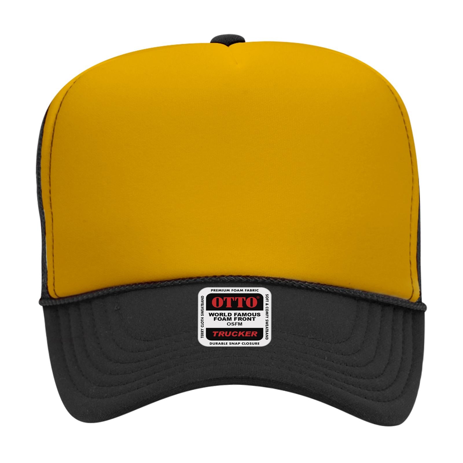 OTTO CAP 5 Panel High Crown Mesh Back Trucker Hat Adult - Parkerbuilt HQ