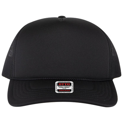 OTTO CAP 5 Panel High Crown Mesh Back Trucker Hat - 3932 - Parkerbuilt HQ
