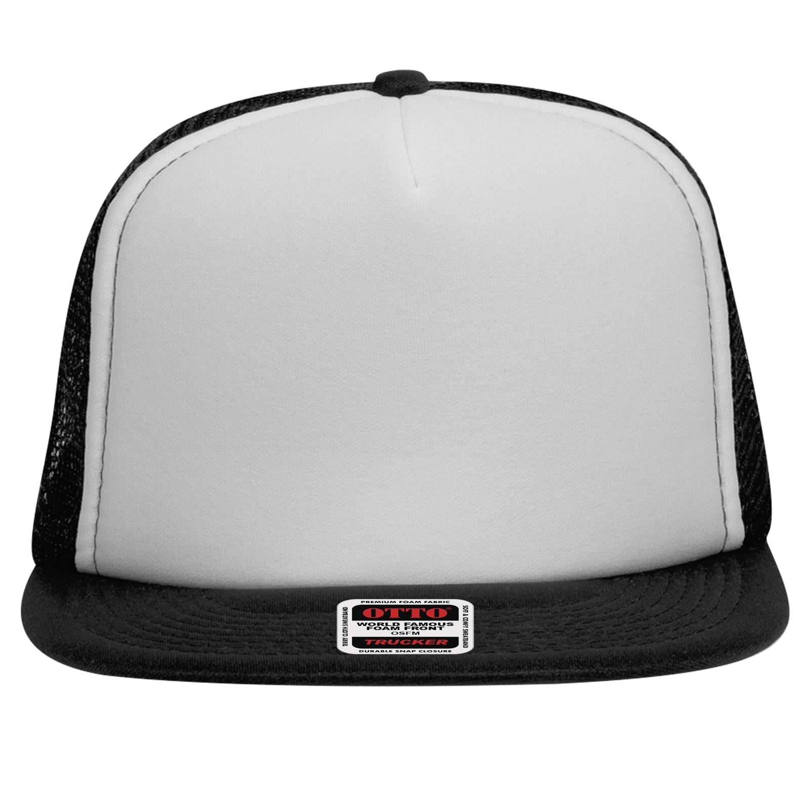 OTTO CAP "OTTO SNAP" 5 Panel High Crown Mesh Back Trucker Hat - Parkerbuilt HQ