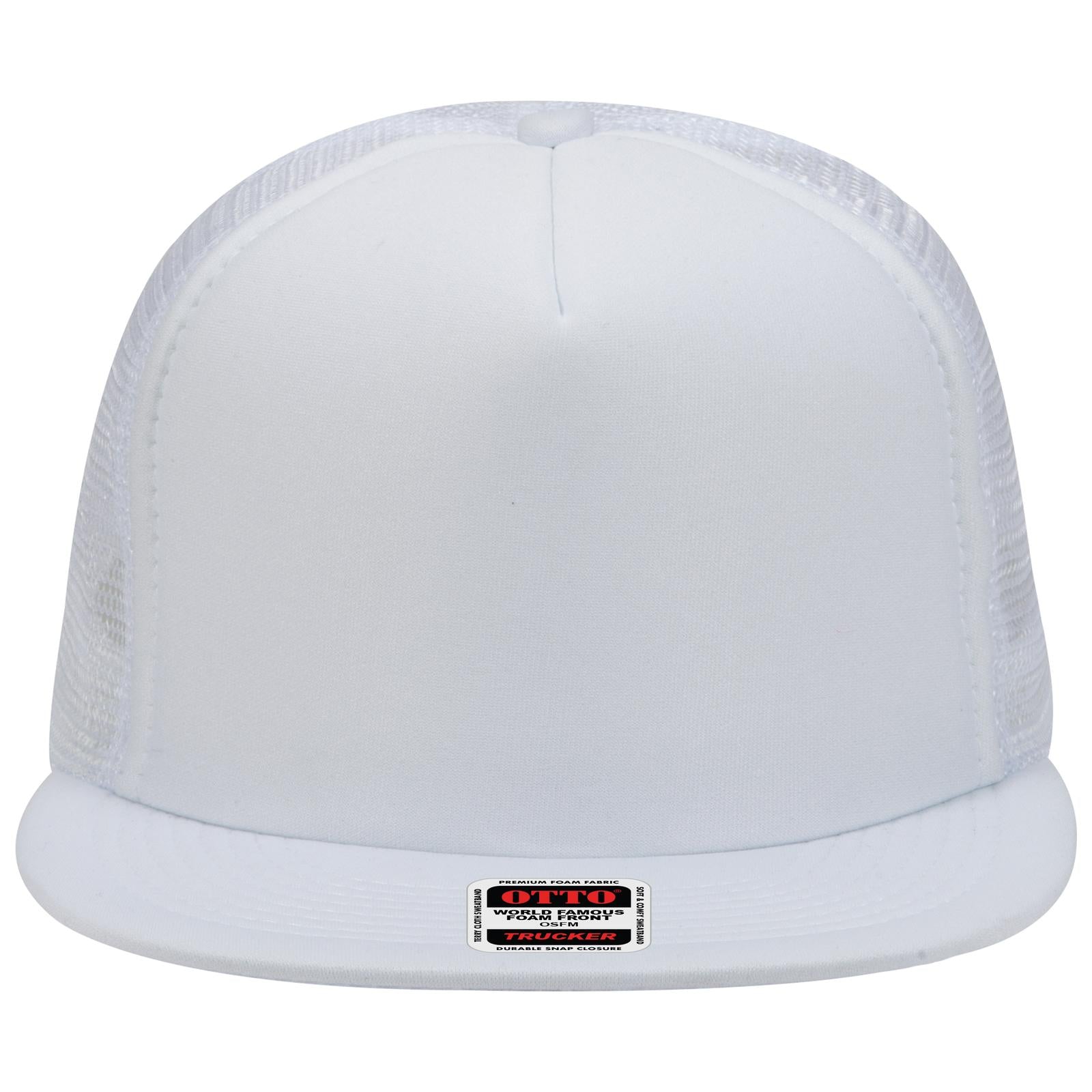 OTTO CAP "OTTO SNAP" 5 Panel High Crown Mesh Back Trucker Hat - Parkerbuilt HQ