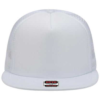 OTTO CAP "OTTO SNAP" 5 Panel High Crown Mesh Back Trucker Hat - Parkerbuilt HQ