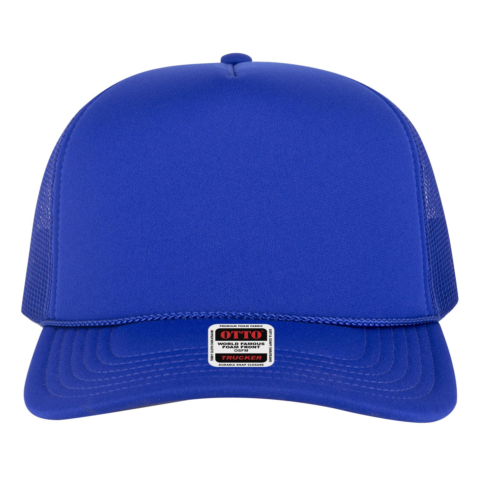 OTTO CAP 5 Panel High Crown Mesh Back Trucker Hat - 3932 - Parkerbuilt HQ