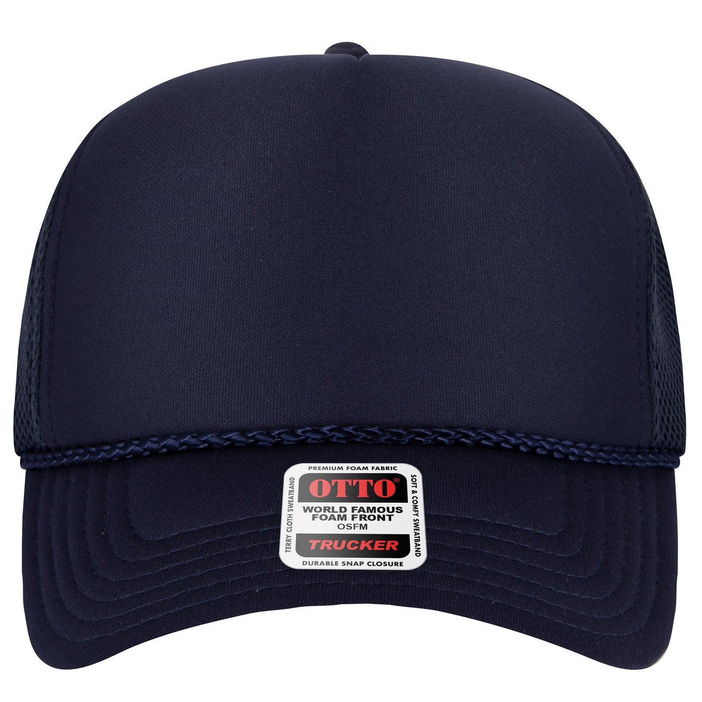 OTTO CAP 5 Panel High Crown Mesh Back Trucker Hat