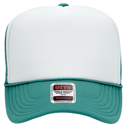OTTO CAP 5 Panel High Crown Mesh Back Trucker Hat Adult - Parkerbuilt HQ