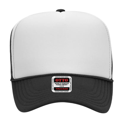 OTTO CAP 5 Panel High Crown Mesh Back Trucker Hat Adult - Parkerbuilt HQ