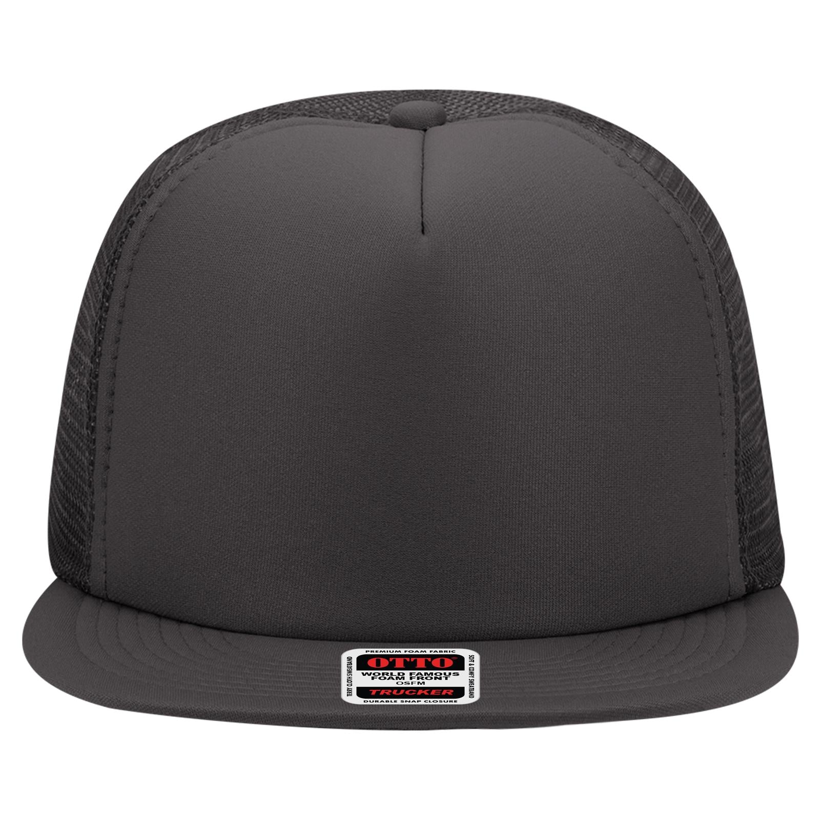 OTTO CAP "OTTO SNAP" 5 Panel High Crown Mesh Back Trucker Hat - Parkerbuilt HQ